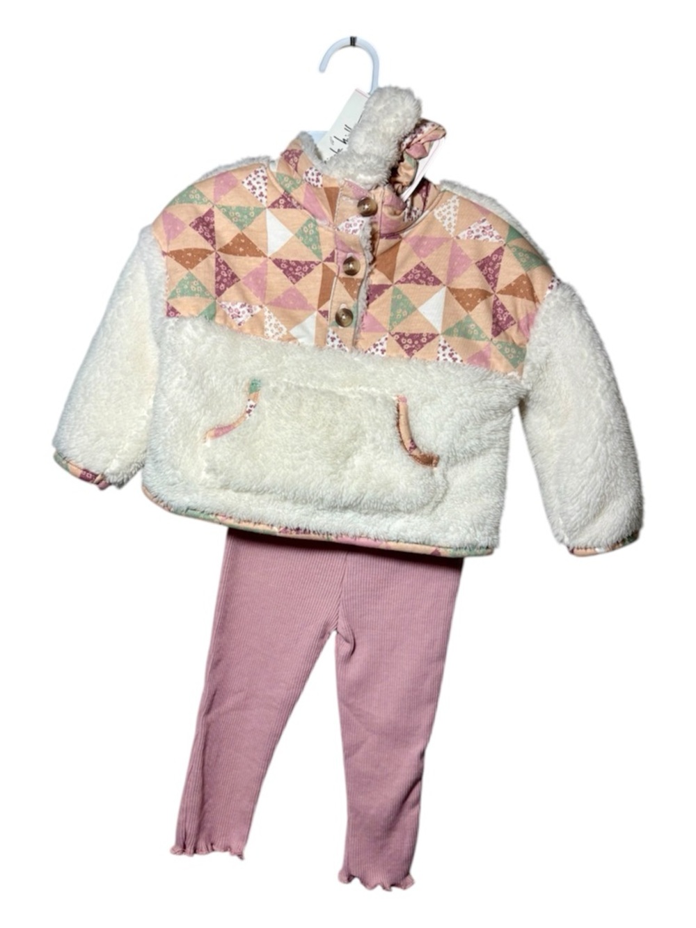 NICOLE MILLER 3 Pieces Sherpa Set